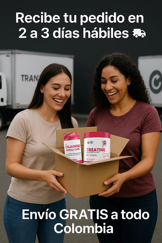 “🔥Creatina Monohidratada Old School + Colágeno GRATIS!💖 Activa tus curvas, potencia tu figura”😍 + ENVIO GRATIS